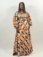 Robe en soie  - Photo 1