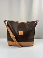 Sac seau Céline Besace Toile Macadam - Photo 1