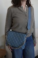 Sac Coussin en cuir bleu Louis Vuitton - Photo 4