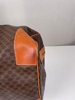 Sac de voyage Céline Boston 45 en toile macadam marron - Photo 6