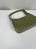 Sac à main Saint Laurent 5 à 7 cuir vert - Photo 10