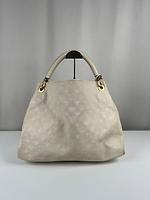 Sac porté épaule Louis Vuitton Artsy en cuir Empreinte blanc - Photo 4
