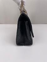 Sac Chanel 2.55 Jumbo en cuir noir bijouterie doré - Photo 7