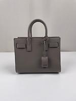 Saint Laurent Sac de jour baby gris - Photo 8
