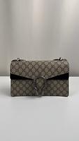 Sac porté épaule Gucci Dionysus en toile GG noire - Photo 1