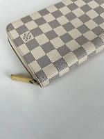 Portefeuille Louis Vuitton Zippy Organizer en toile Damier Azur - Photo 7