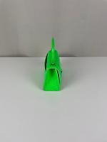 Sac Balenciaga Hourglass cuir embossé vert néon - Photo 6
