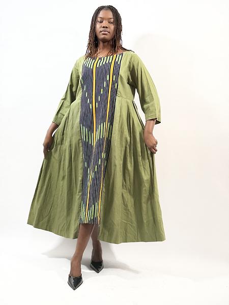 3/4 length dress