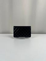 Sac bandoulière Chanel WOC en cuir verni noir - Photo 5