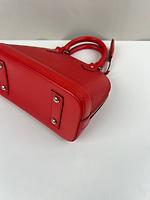 Sac Louis Vuitton Alma BB cuir épi rouge - Photo 10