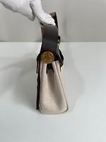Mini Herbag 20 Hermès cuir marron - Photo 6