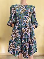 Robe en wax - manches ballons - Photo 3