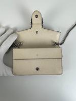 Sac bandoulière Gucci mini Dionysus en cuir crème - Photo 9