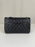 Sac à main Chanel 2.55 Jumbo en cuir noir - Photo 5
