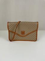 Pochette Céline avec bandoulière Macadam toile beige - Photo 1