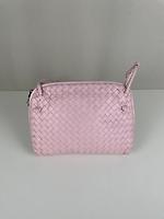 Sac Bottega Veneta Cuir rose intrecciato - Photo 4