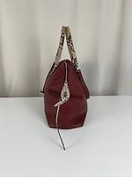 Sac Louis Vuitton Lockit Bordeaux en cuir et anses en Python Reticulatus - Photo 5