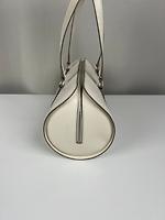 Sac à main Louis Vuitton Soufflot en cuir épi blanc + pochette assortie - Photo 7