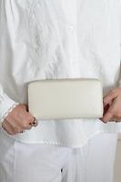 Portefeuille long Zippy Louis Vuitton en cuir épi blanc - Photo 2