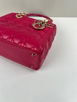 Sac Lady Dior rose taille medium - Photo 8