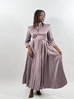 Robe sautée mauve - Photo 1
