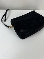 Sac bandoulière Saint Laurent Loulou Toy en velours noir - Photo 10