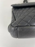 Saint Laurent Collège Grand modèle en cuir noir - Photo 10