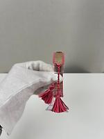 Bracelet Dior en tissu rose - Photo 4