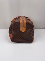 Sac de voyage Céline Boston 45 en toile macadam marron - Photo 3