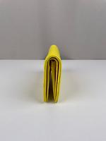 Portefeuille long Chanel cuir jaune - Photo 4