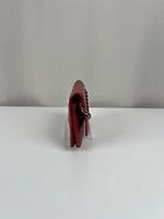 Sac bandoulière Chanel WOC en cuir rouge - Photo 7