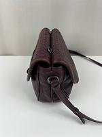Sac bandoulière Bottega Veneta en cuir Intrecciato bordeaux - Photo 10