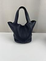 Sac Hermès Picotin 22 Bleu nuit - Photo 3