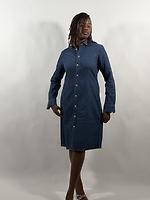 Robe chemise en jean - Photo 3
