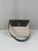 Mini Herbag 20 Hermès cuir marron - Photo 1