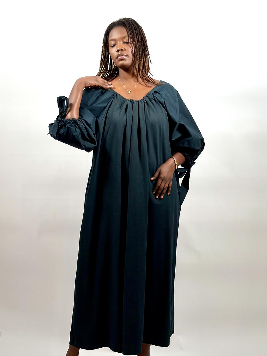 Robe vert foncé