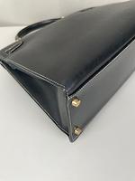 Hermès Kelly 35 cuir noir bijouterie dorée - Photo 10