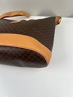 Sac seau Céline Besace Toile Macadam - Photo 10