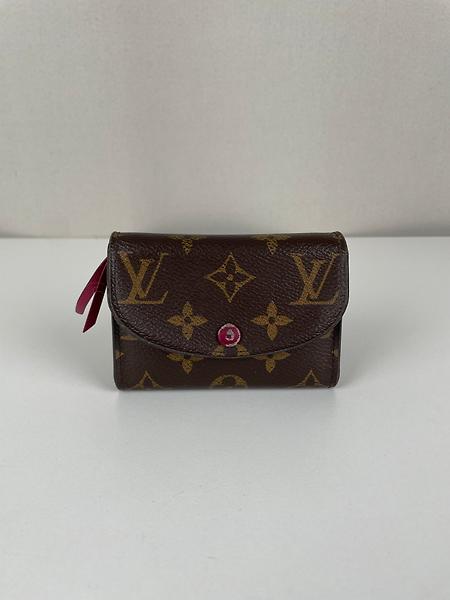 Portefeuille Louis Vuitton Rosalie monogram rose fuschia