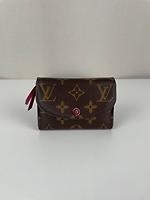 Portefeuille Louis Vuitton Rosalie monogram rose fuschia - Photo 1
