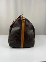 Sac de voyage Keepall 55 Louis Vuitton en toile monogram avec bandoulière - Photo 5