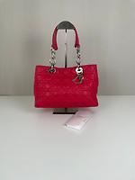 Sac à main Lady Dior Soft cuir rose - Photo 1