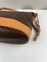 Sac seau Céline Besace Toile Macadam - Photo 8