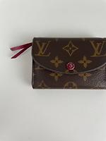 Portefeuille Louis Vuitton Rosalie monogram rose fuschia - Photo 8
