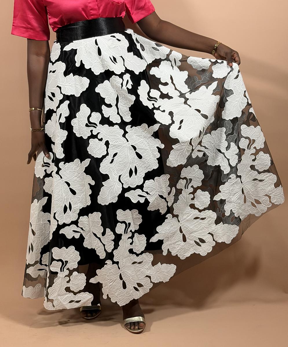 Jupe à fleur