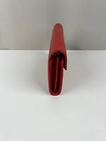 Sac bandoulière Saint Laurent Cassandre en cuir grainé rouge - Photo 10