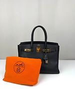 Hermès Birkin 30 Cuir grainé fjord noir - Photo 3