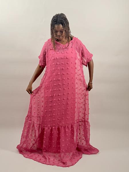 Robe rose