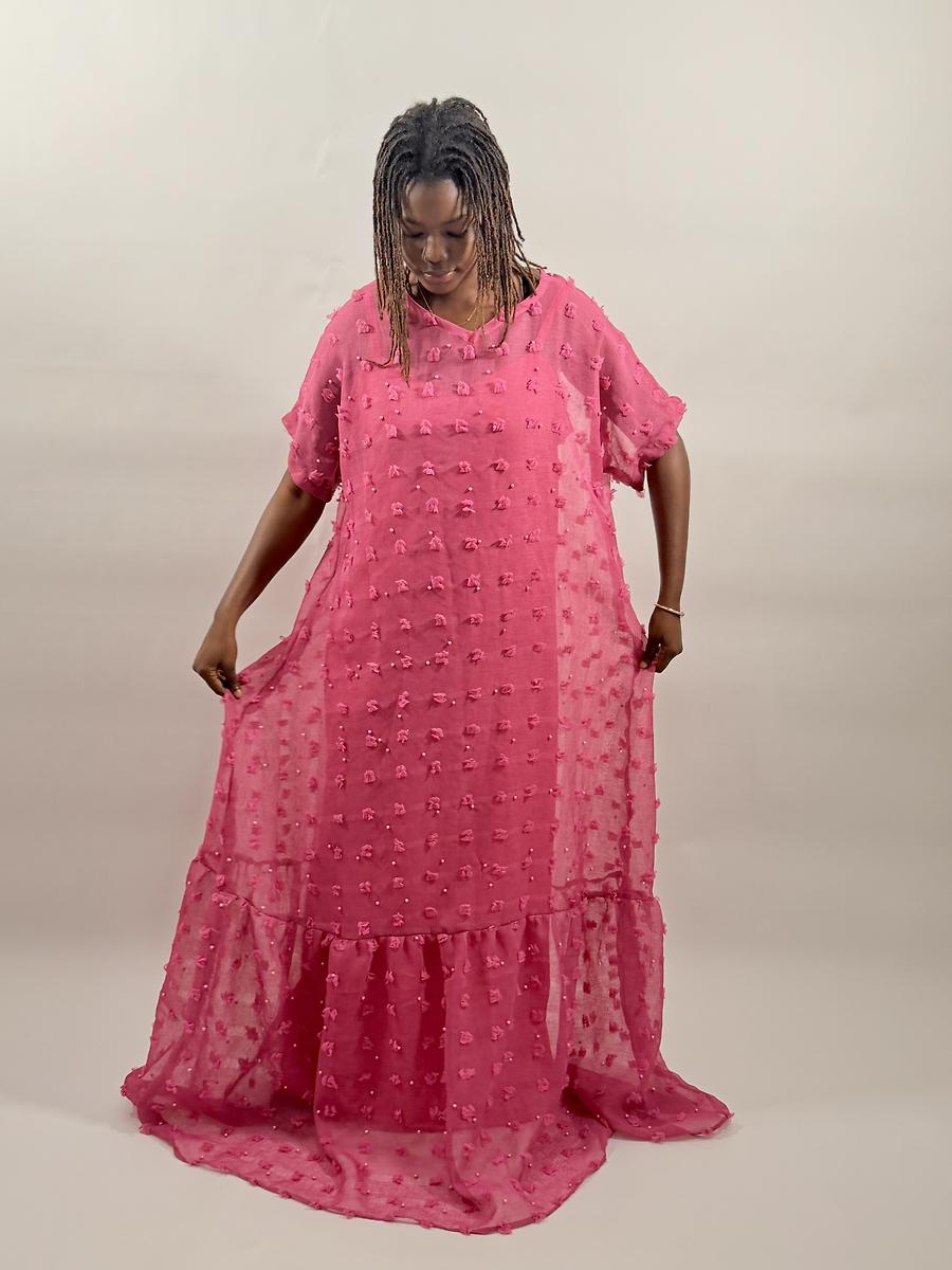 Robe rose