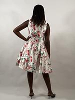 White floral dress - Photo 3